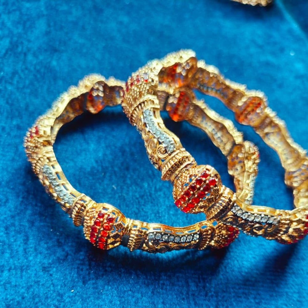 Luxury Gold Plated Bangle pair