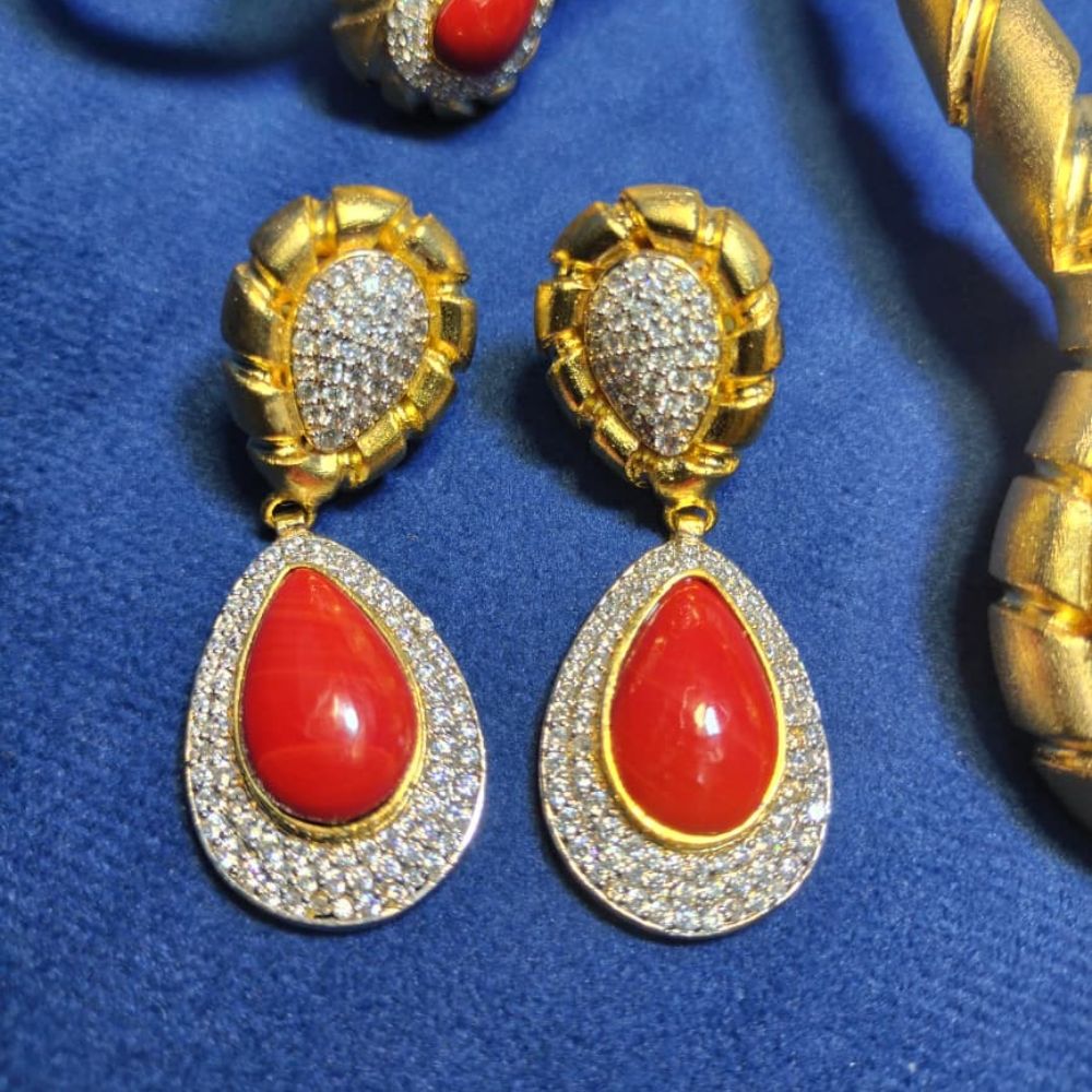 925 Sterling Silver Heavy Gold Plated 4 pc Set