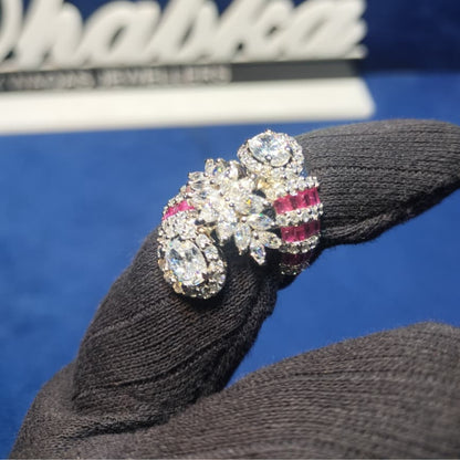 925 Sterling Silver Luxury Designer Ring