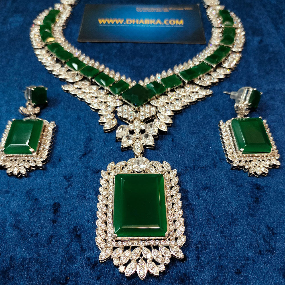 Luxury 925 Sterling Silver Designer jewelry Set