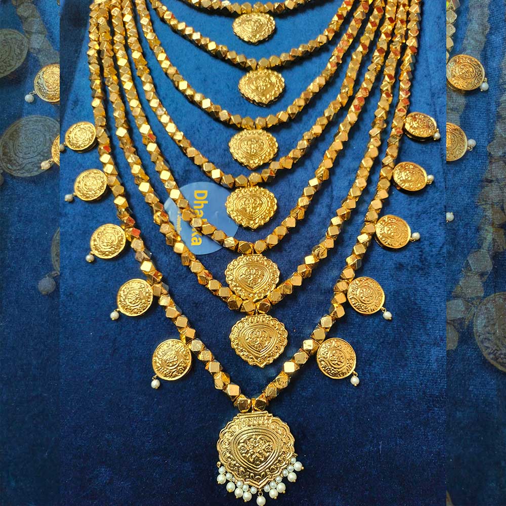 Thappa Kundan Multi Layer Necklace set