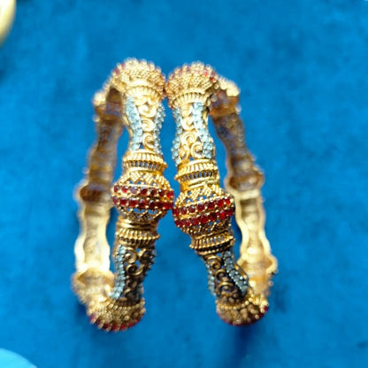 Luxury Gold Plated Bangle pair