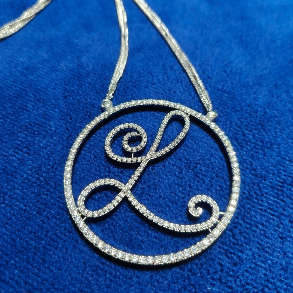 925 Sterling Silver Moissonite Custom Pendant