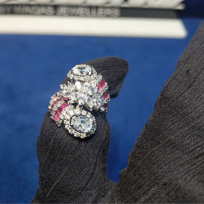 925 Sterling Silver Luxury Designer Ring