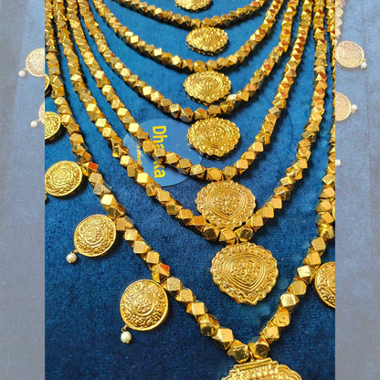 Thappa Kundan Multi Layer Necklace set