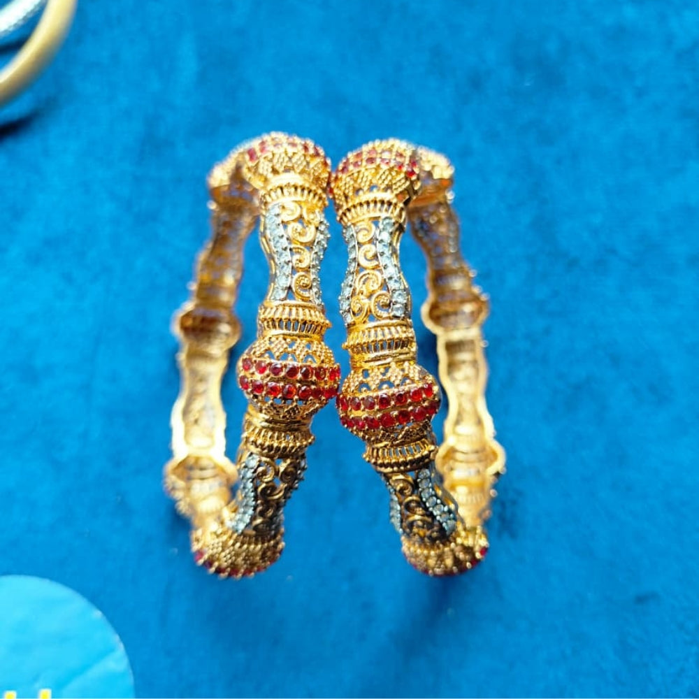 Luxury Gold Plated Bangle pair