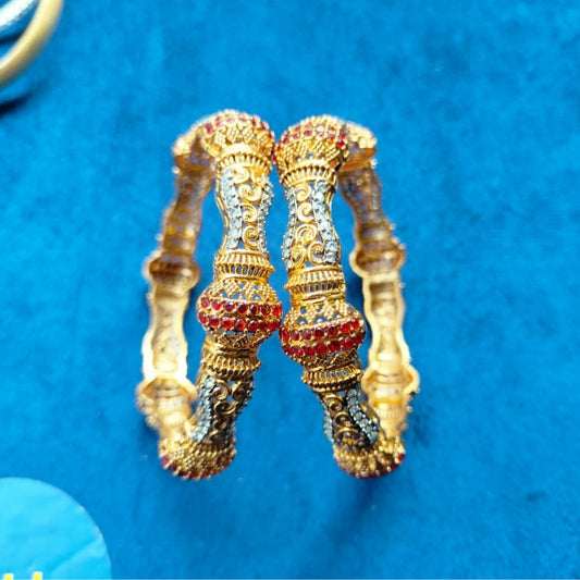 Luxury Gold Plated Bangle pair