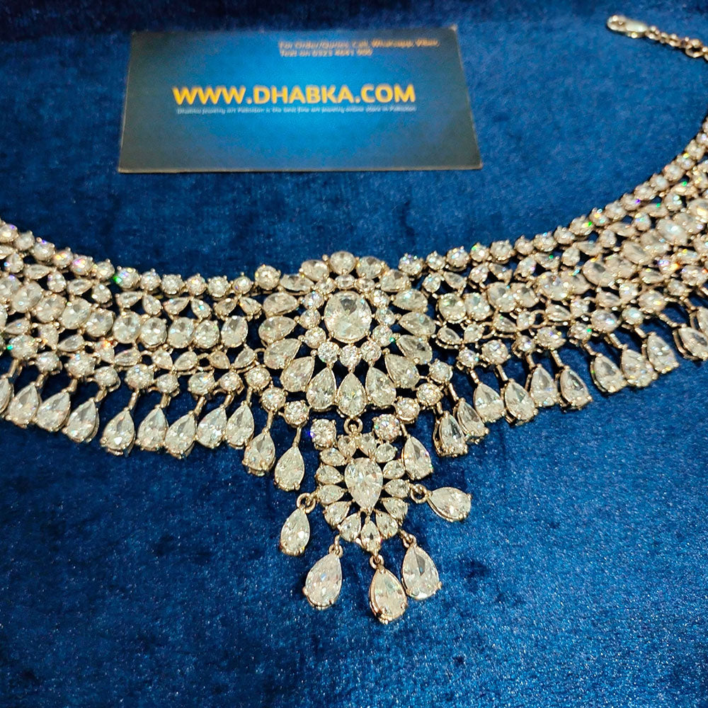 925 Sterling Silver Choker Style set