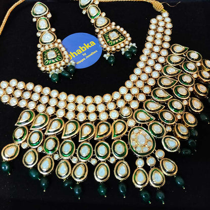 Polki Kundan Bridal Jewellery Set