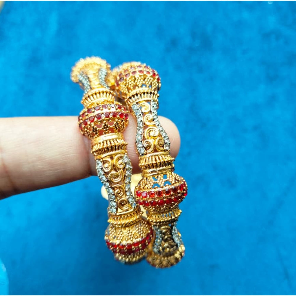 Luxury Gold Plated Bangle pair