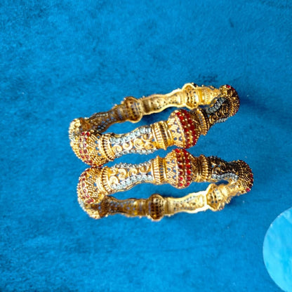 Luxury Gold Plated Bangle pair