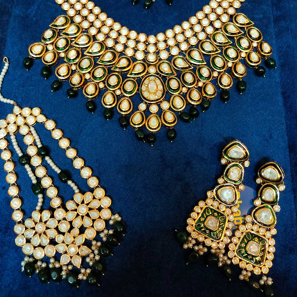 Polki Kundan Bridal Jewellery Set