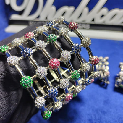 925 Sterling Silver Gold Plated 2 pc Set