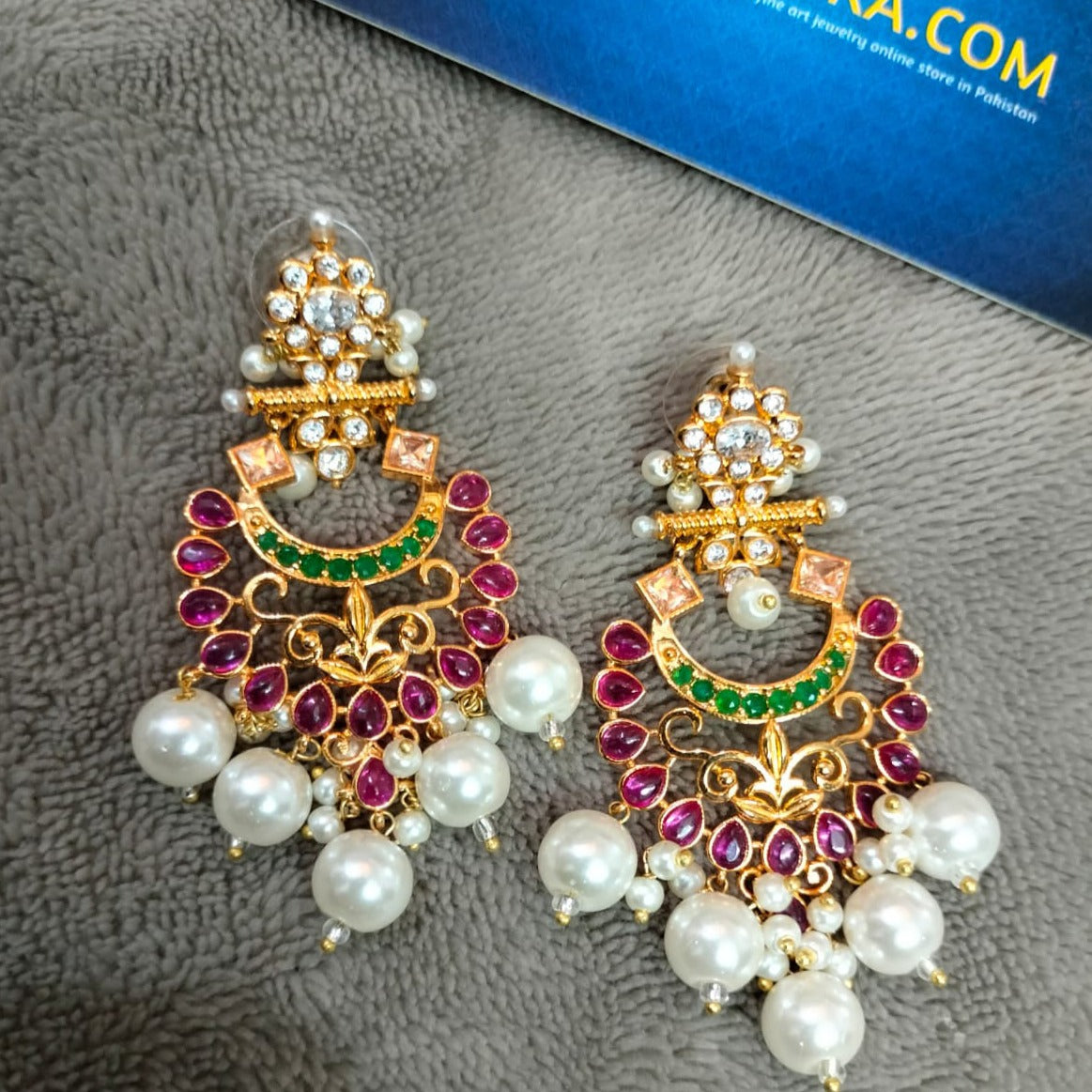 925 Sterling Silver Gold Plated Earrings