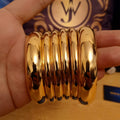 Royal Gold Plated 6 pc Bangle set