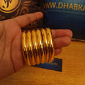 Luxury Gold Plated Shine Bangles