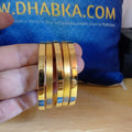 Luxury 5 pc Shine and Matt Mix heavy weighted Bangles