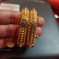 Royal Real Gold Plated Bangle Pair