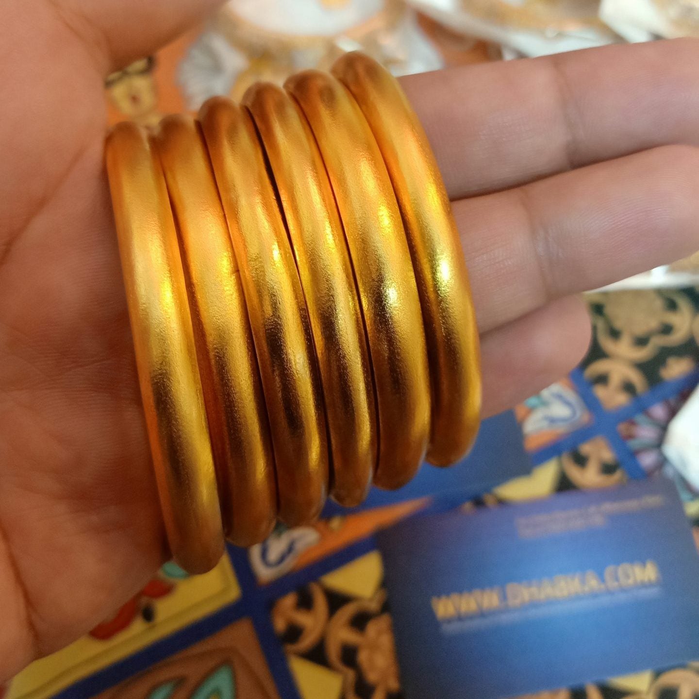 Royal Luxury 6pc Matt Finished Gold Plated Chorian