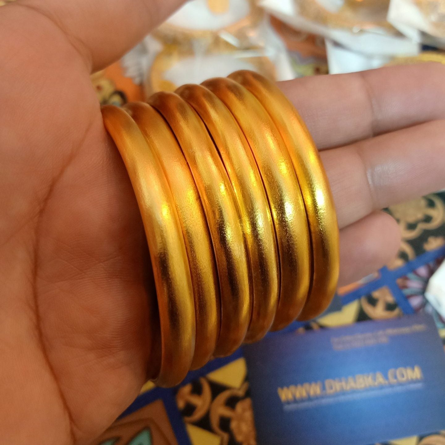 Royal Luxury 6pc Matt Finished Gold Plated Chorian