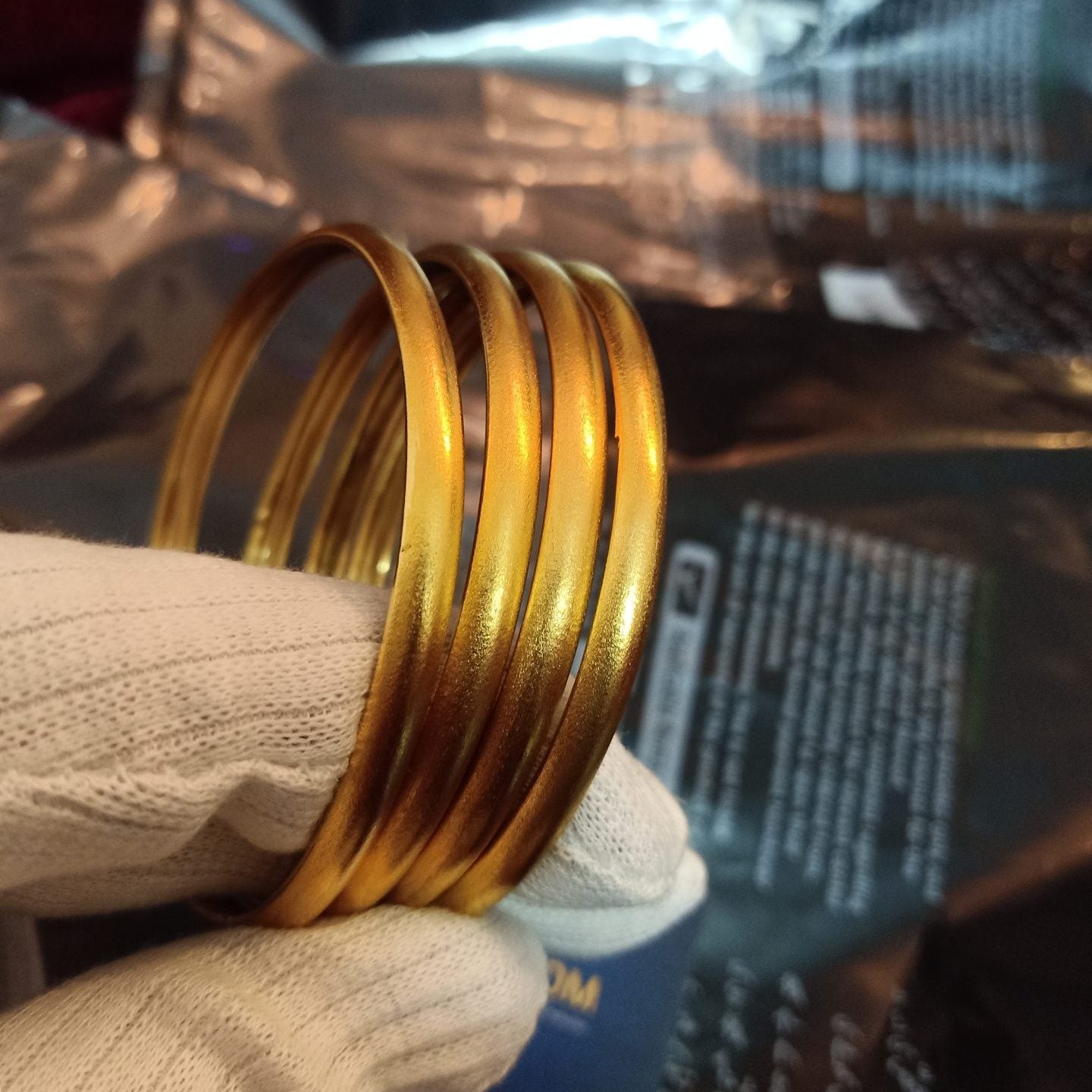 4 Thin Gold Plated Matt Chorian
