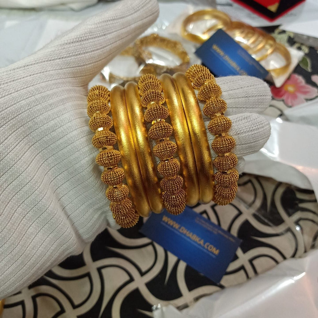 Luxury Class Gold Plated Bangle Set