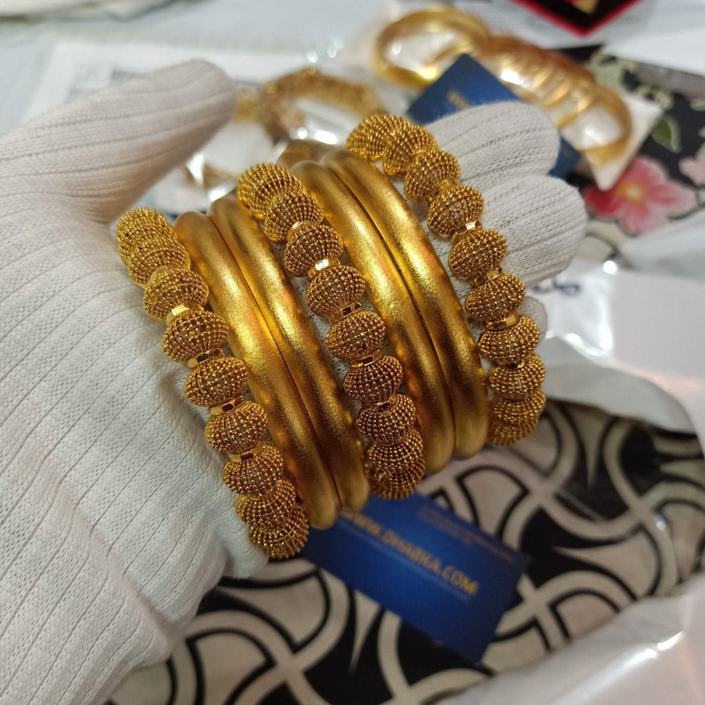 Luxury Class Gold Plated Bangle Set