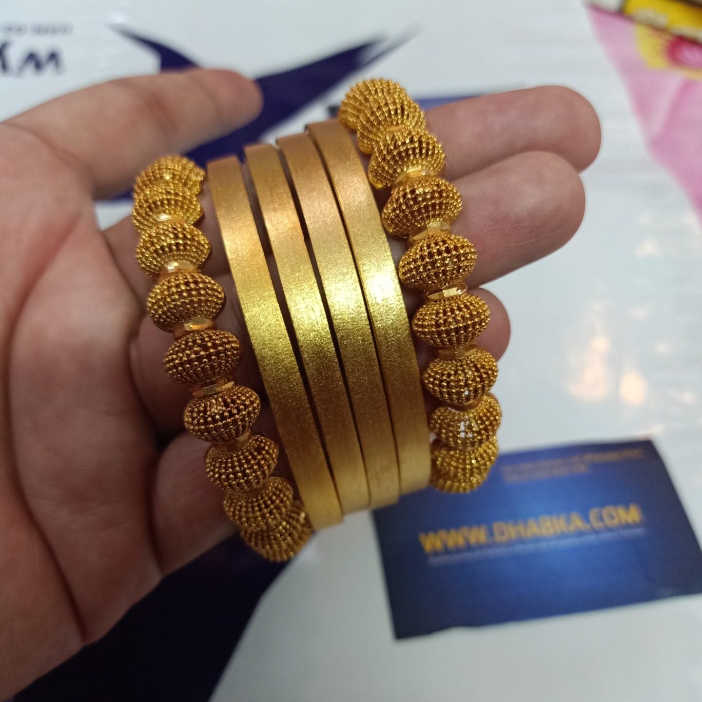 Dhabka Luxury Designer 4 Chorian 2 BANGLES