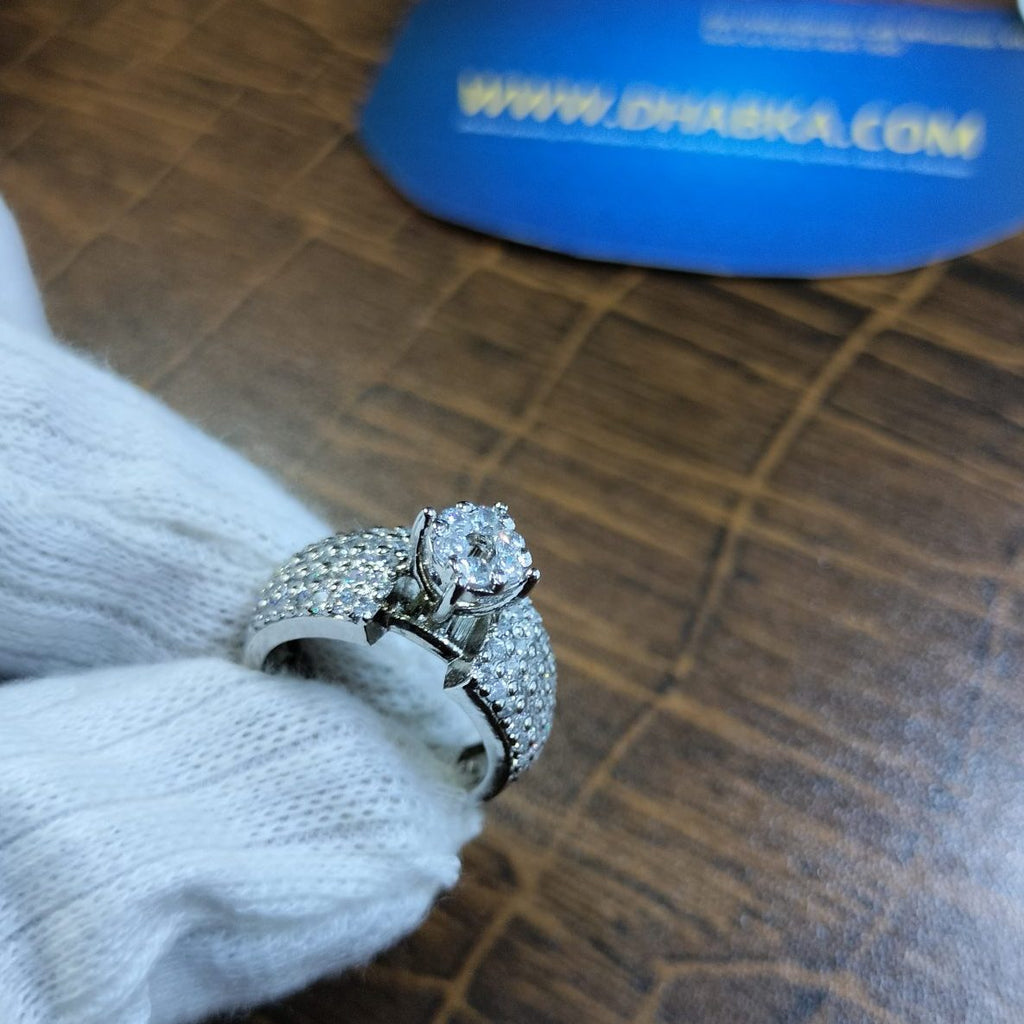 925 Sterling Silver Luxury Designer Ring