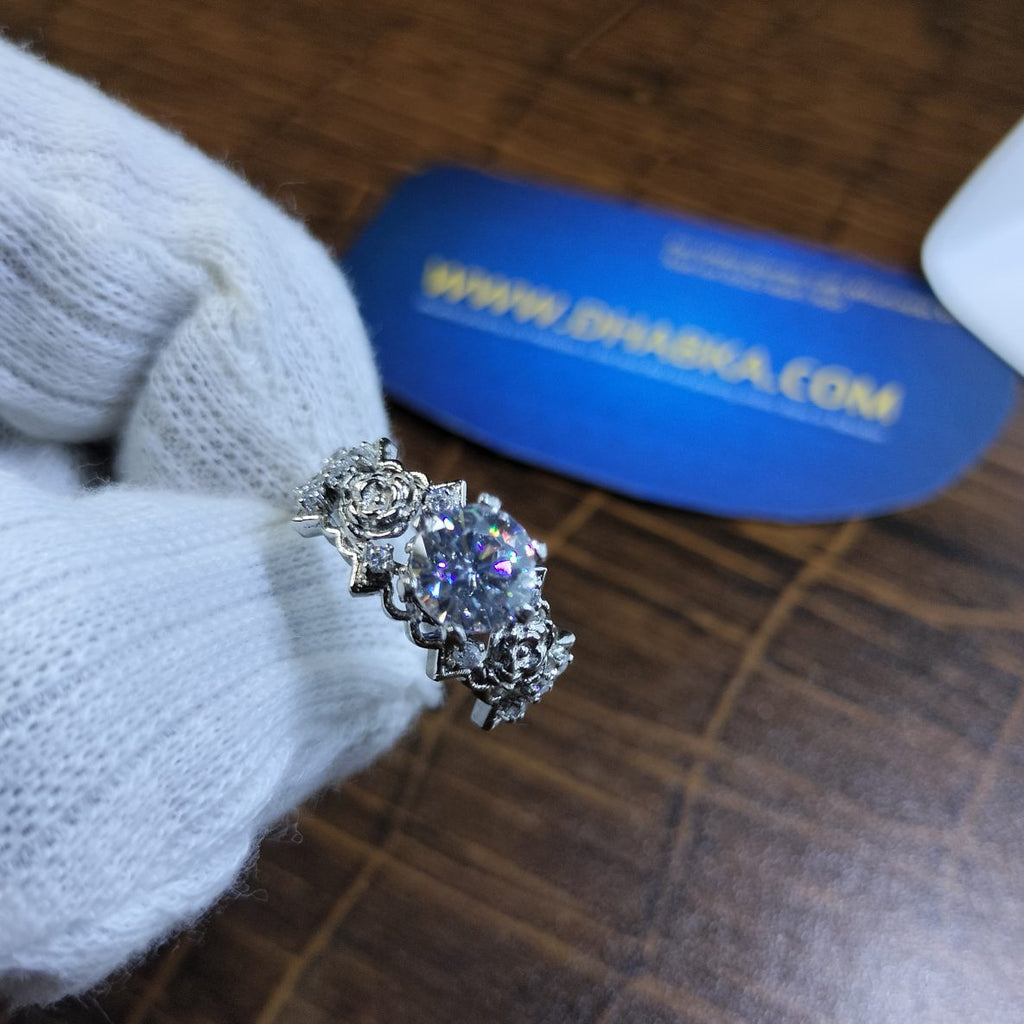 925 Sterling Silver Ring BiG Stone Luxury