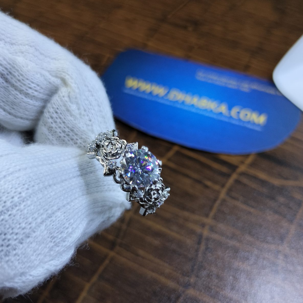 925 Sterling Silver Ring BiG Stone Luxury