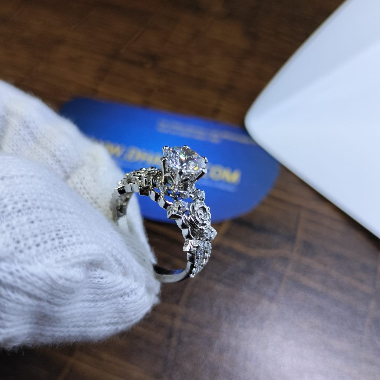925 Sterling Silver Ring BiG Stone Luxury