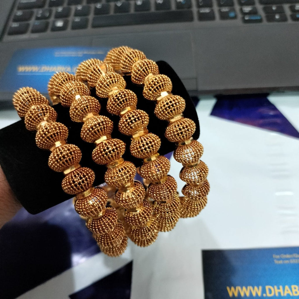 Luxury Class Real Gold Plated Bangles Set