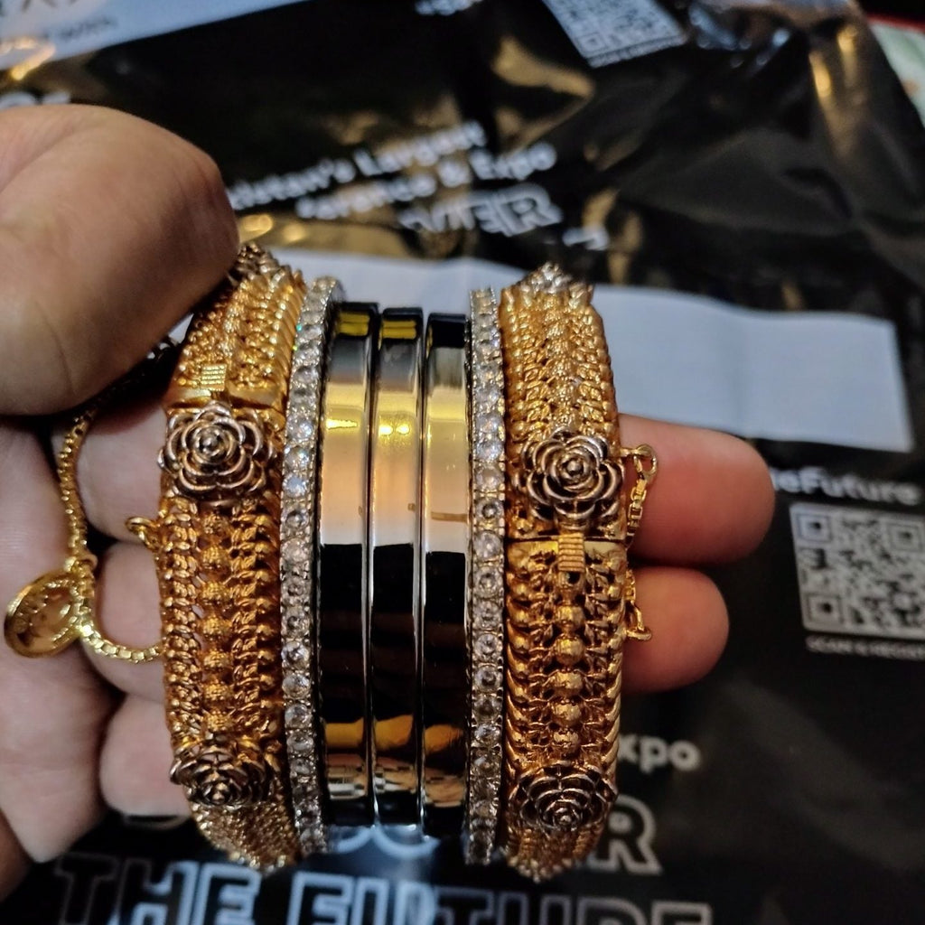 Royal Luxury Bangle 7 Pc Bangle Set