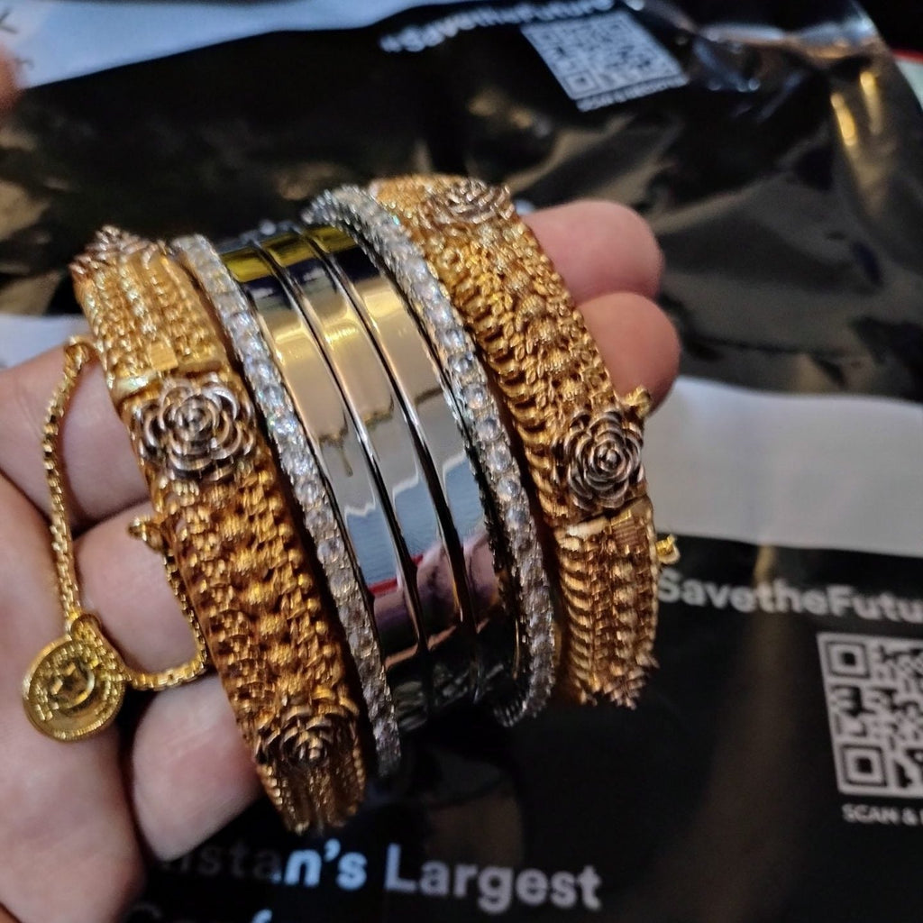 Royal Luxury Bangle 7 Pc Bangle Set