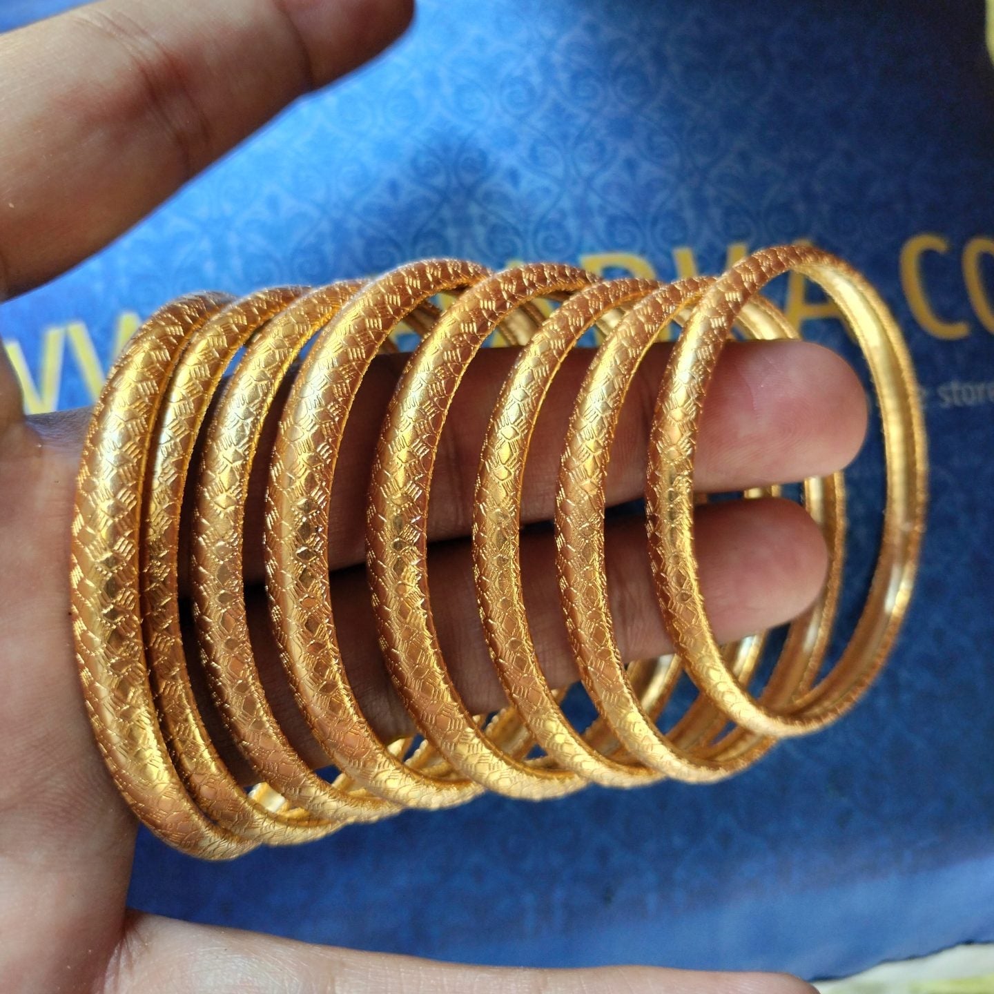 Luxury Designer Real Gold Plated 8 Pc Set