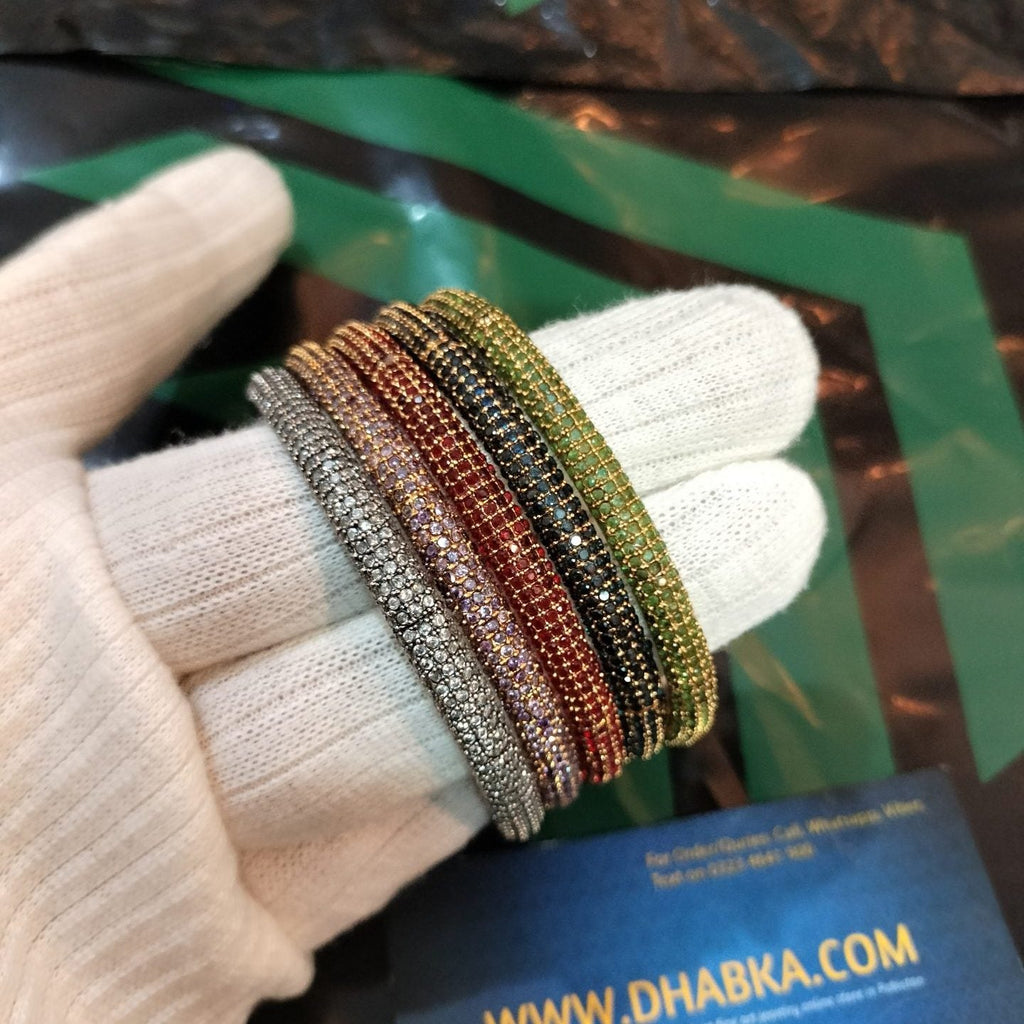 Luxury Micro paved Multi Color chorian 5 pc set