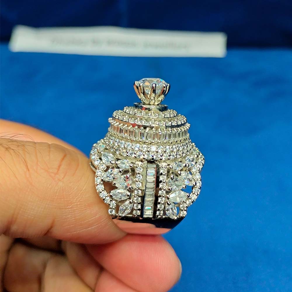 925 Sterling Silver Big Ring