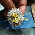 925 Sterling Silver Luxury Big Ring