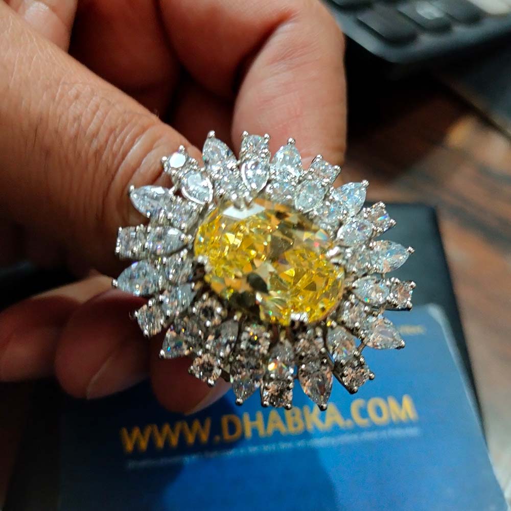925 Sterling Silver Luxury Big Ring