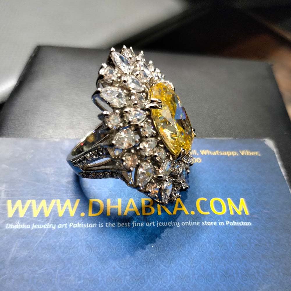 925 Sterling Silver Luxury Big Ring