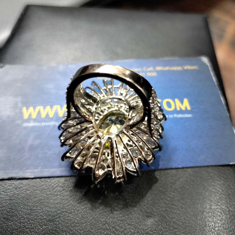 925 Sterling Silver Luxury Big Ring