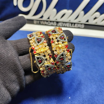 Luxury Gold Plated Bangle pair