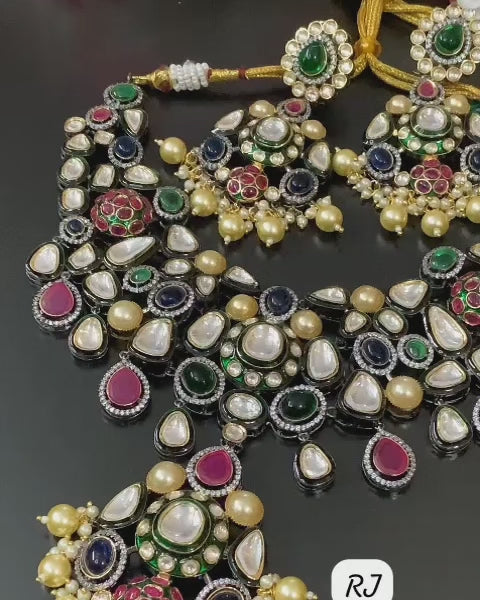 Luxury Multi Color Kundan Set Prebooking
