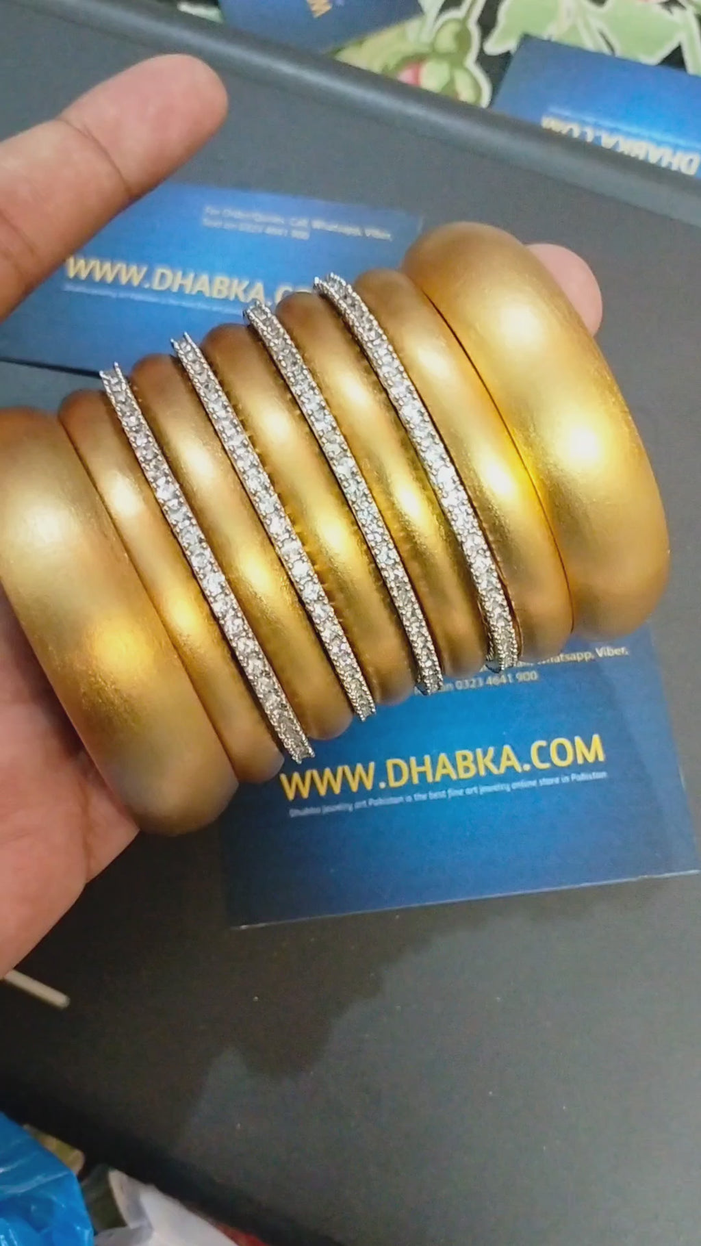 Dhabka Luxury 11 pc Bangle Set