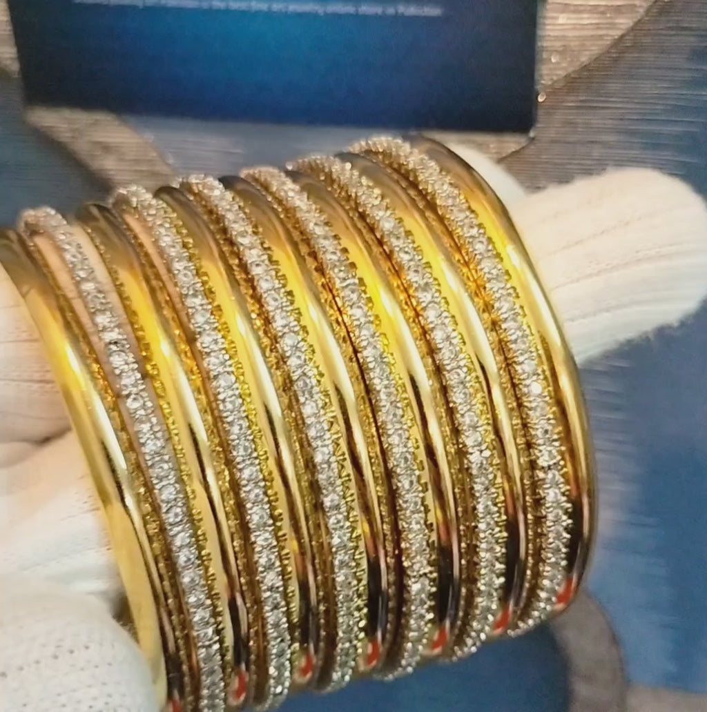 Dhabka Designer real Gold Plated 13 pc Set