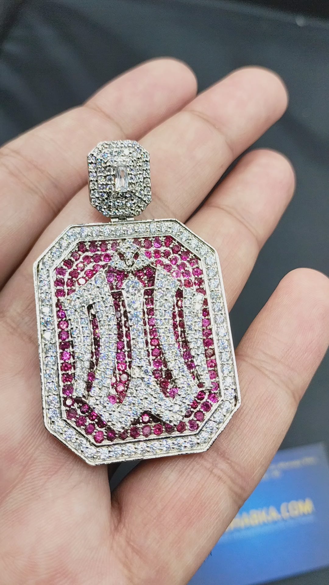925 Sterling Silver Allah wala pendant