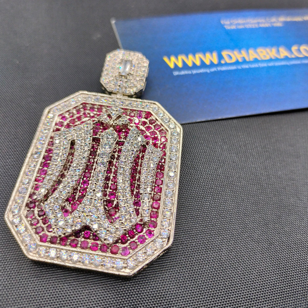 925 Sterling Silver Allah wala pendant