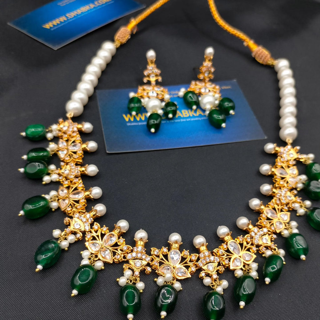 925 Sterling Silver Gold Plated Luxury Jewelry Set
