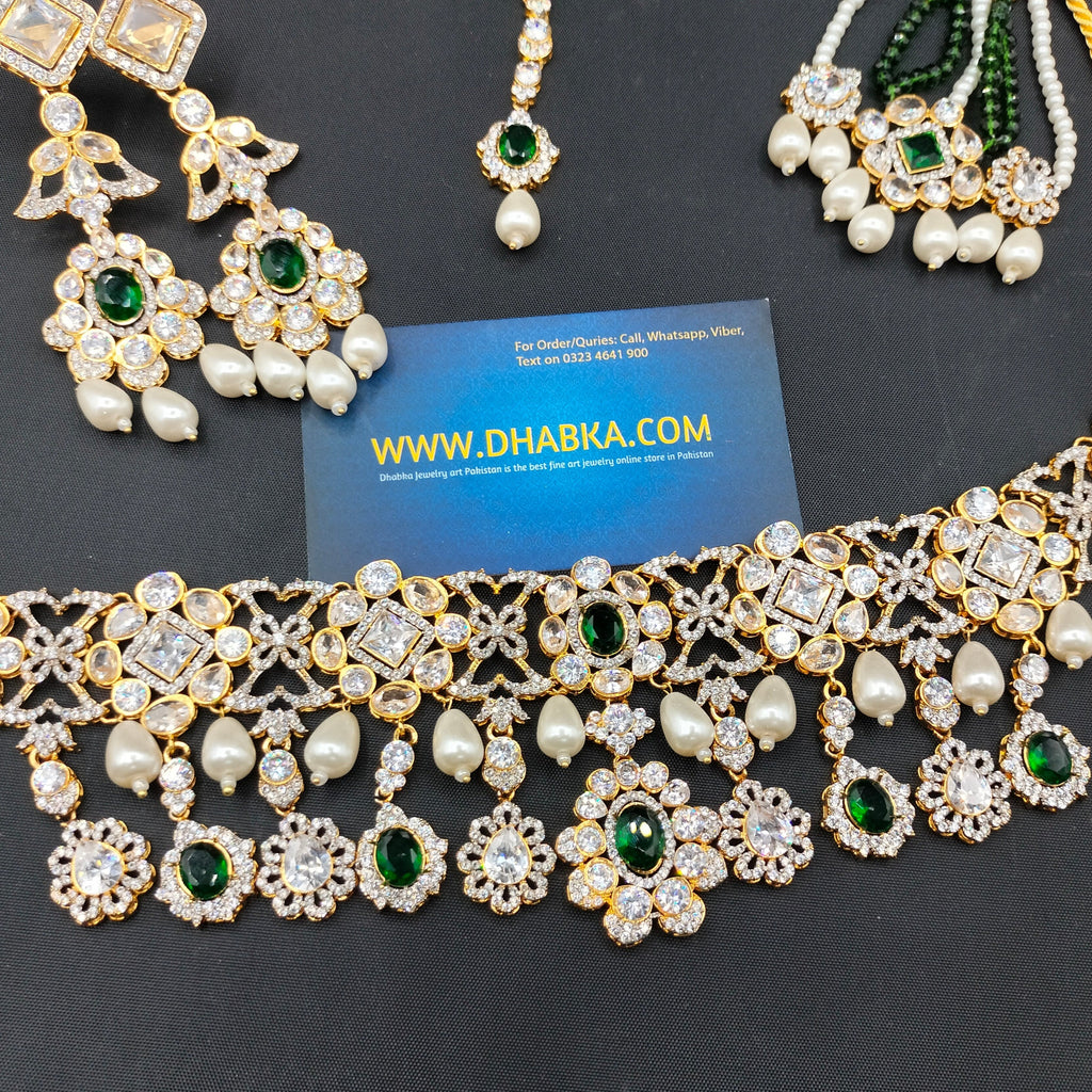 Luxury Choker Four Pc Jewelry Set